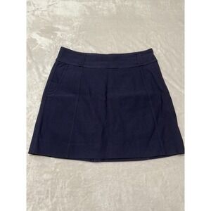 32Cool Skort‎ Mini A-Line Athletic Navy Blue Built-In Shorts Golf Tennis